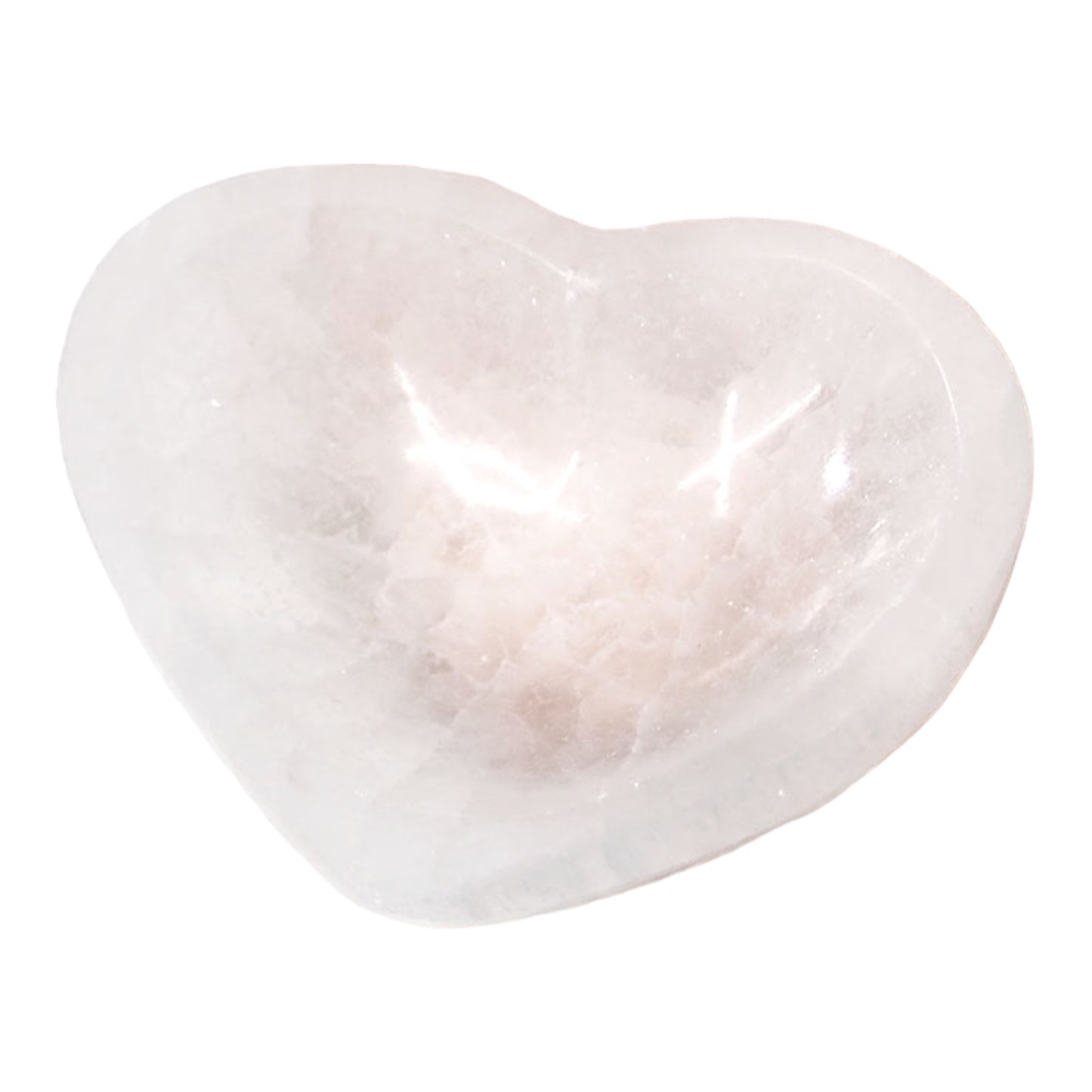 Selenite Heart Bowl